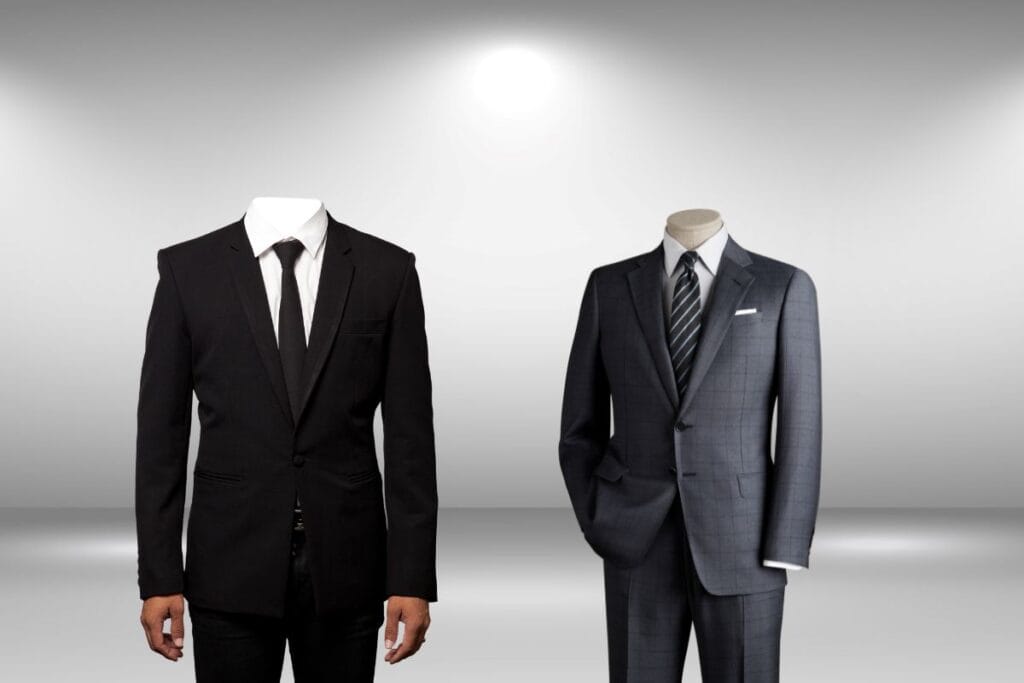 designs and styles showing formal suit for men