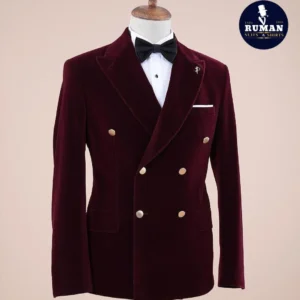 "Man avoiding common suit buying mistakes by choosing the perfect fit and fabric for a tailored look."