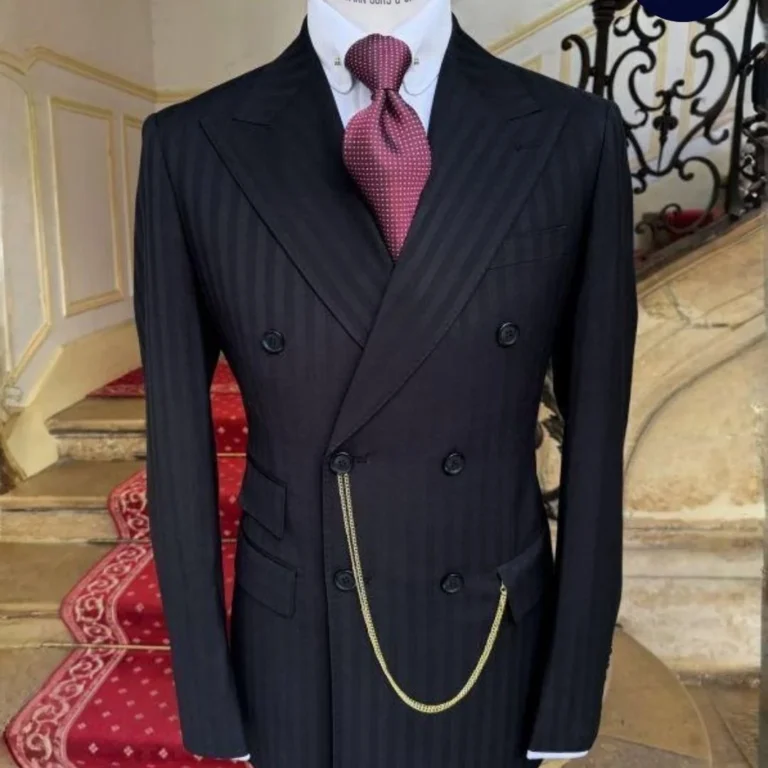 "Premium men’s suit crafted with the best suit fabric for Dubai climate, designed for comfort, breathability, and elegance."