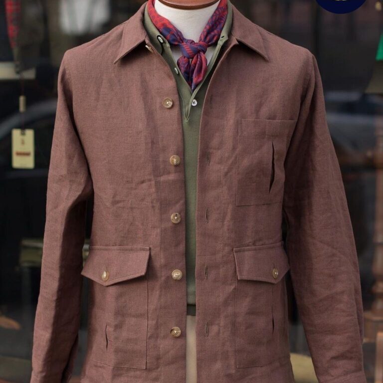 Stylish man wearing the Best Lightweight Suits for Hot Weather, perfect for summer with breathable fabric and a comfortable fit.