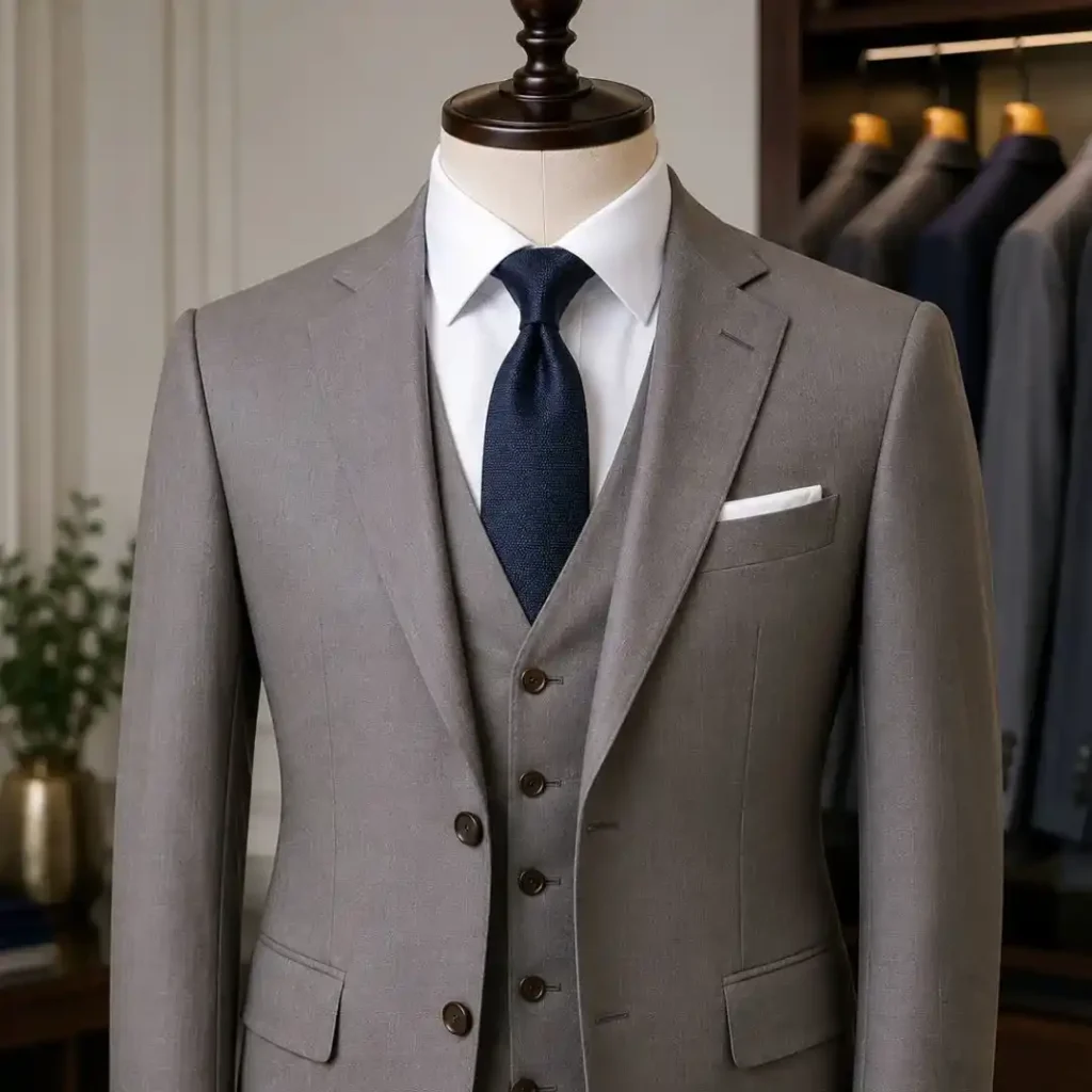 Why Bespoke Suits Are Worth Every Dirham because they offer a perfect fit, premium fabrics, expert craftsmanship, and timeless style tailored for modern gentlemen.