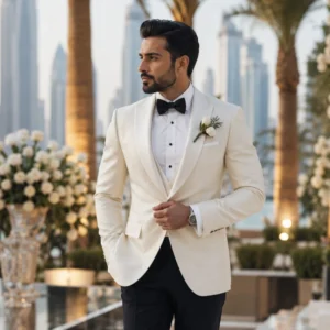Why Every Groom Should Invest in a Bespoke wedding suit for a perfect fit, elegant style, and confident appearance on his special day.