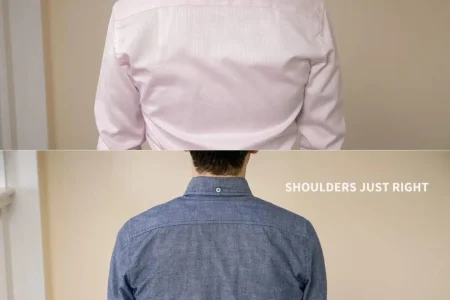 Stylish man demonstrating How to Choose the Right Shirt to Wear with a suit for a clean and professional look