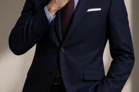 Elegant custom suit display representing Top 10 Tailor in Dubai for Bespoke Suits with premium tailoring and flawless craftsmanship.