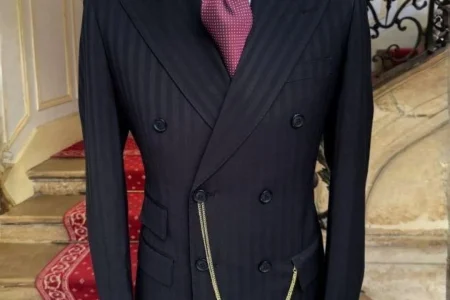 "Premium men’s suit crafted with the best suit fabric for Dubai climate, designed for comfort, breathability, and elegance."